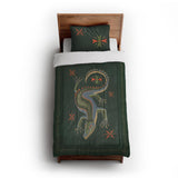 Hungry Alligator Green in Twin XL (68" x 92") Size