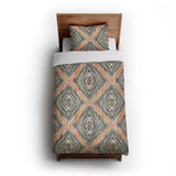 Boden Orange & Blue in Twin XL (68" x 92") Size