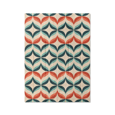 Jasper Blue & Red in Twin XL (68" x 92") Size