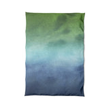 Micah Watercolor Blue & Green in Twin XL (68" x 92") Size