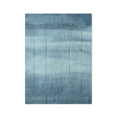 Jacinda Watercolor Blue Ombre in Twin XL (68" x 92") Size