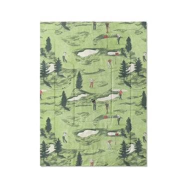 Out on the Links in Twin XL (68" x 92") Size