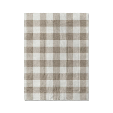 Buffalo Plaid Light Cedar Brown in Twin XL (68" x 92") Size