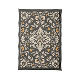 Annette Vintage Black & Yellow in Twin XL (68" x 92") Size