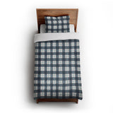 Wallace Plaid Blue & Teal in Twin XL (68" x 92") Size