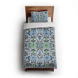 Corriana Blue & Green in Twin XL (68" x 92") Size