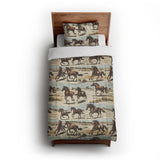 Wild Horses in Twin XL (68" x 92") Size