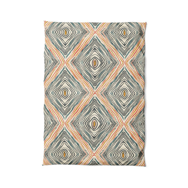 Boden Orange & Blue in Twin XL (68" x 92") Size