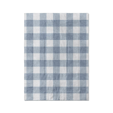 Buffalo Plaid Steel Blue in Twin XL (68" x 92") Size