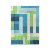 Henry Blue & Green in Twin XL (68" x 92") Size