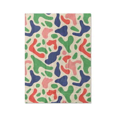 Cosimo Blue Green Red in Twin XL (68" x 92") Size