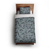 Duck Camo Blue in Twin XL (68" x 92") Size