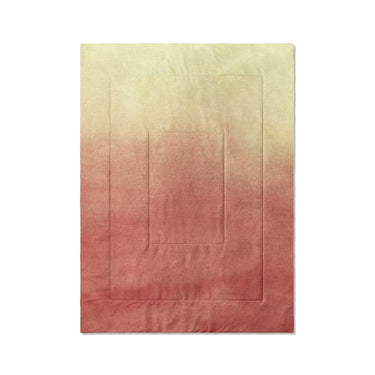 Kieran Watercolor Peach Ombre in Twin XL (68" x 92") Size