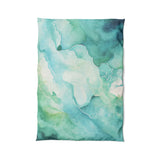 Zephyr Watercolor Blue & Green in Twin XL (68" x 92") Size