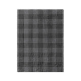 Buffalo Plaid Charcoal Black in Twin XL (68" x 92") Size
