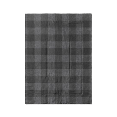Buffalo Plaid Charcoal Black in Twin XL (68" x 92") Size