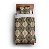 Spokane Sage Green & Taupe in Twin XL (68" x 92") Size
