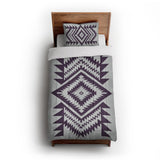 Reyno Eggplant & Stone in Twin XL (68" x 92") Size