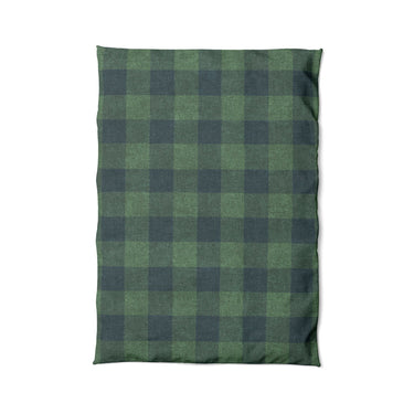 Buffalo Plaid Green Navy in Twin XL (68" x 92") Size