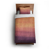 Imogen Watercolor Orange & Purple Ombre in Twin XL (68" x 92") Size