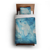 Zephyr Watercolor Azure Blue in Twin XL (68" x 92") Size
