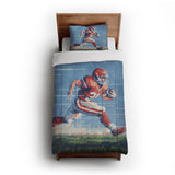8 Bit Running Back in Twin XL (68" x 92") Size