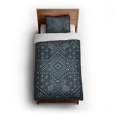Durand Navy Blue in Twin XL (68" x 92") Size