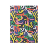 Umberto Black Multicolor in Twin XL (68" x 92") Size