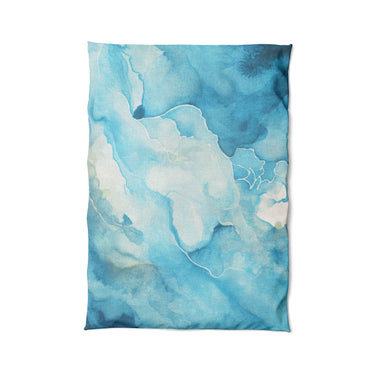 Zephyr Watercolor Azure Blue in Twin XL (68" x 92") Size