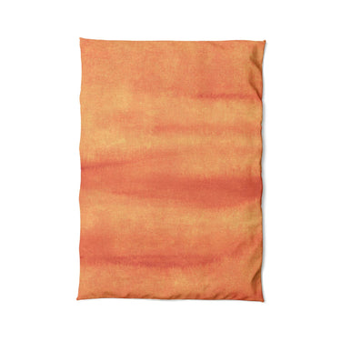 Ophelia Watercolor Fire Orange Balayage in Twin XL (68" x 92") Size