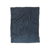 Keanu Watercolor Navy Blue Ombré in Twin (68" x 88") Size