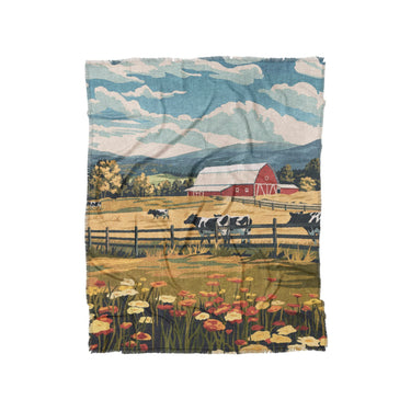 Vermont Spring Farmlife in Twin (68" x 88") Size