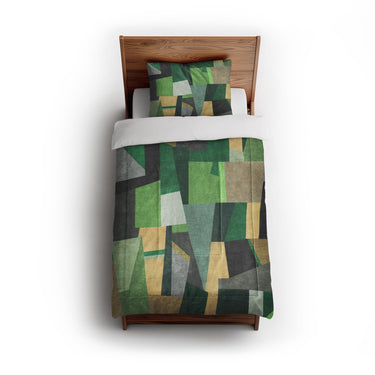 Baxter Green & Yellow in Twin (68" x 88") Size
