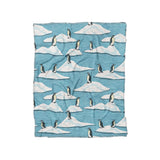 Arctic Penguins in Twin (68" x 88") Size
