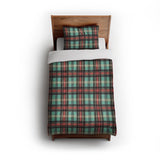 Ferguson Plaid Teal Red in Twin (68" x 88") Size