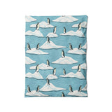 Arctic Penguins in Twin (68" x 88") Size