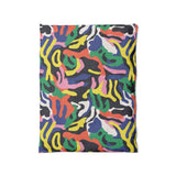 Umberto Black Multicolor in Twin (68" x 88") Size