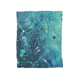Sylvie Seafoam & Teal in Twin (68" x 88") Size