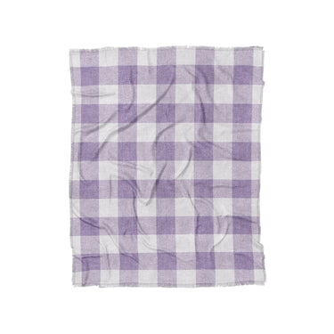 Buffalo Plaid Lilac in Twin (68" x 88") Size