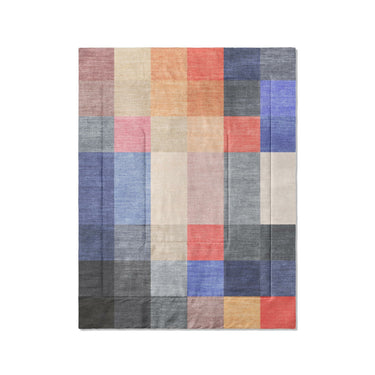 Polyphony Multicolor Midtone in Twin (68" x 88") Size