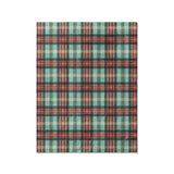 Ferguson Plaid Teal Red in Twin (68" x 88") Size