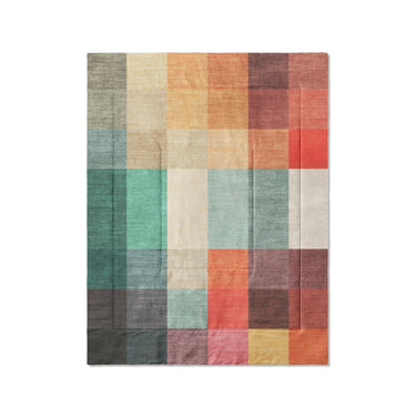 Polyphony Multicolor Earthtone in Twin (68" x 88") Size
