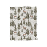Forest Deer in Twin (68" x 88") Size