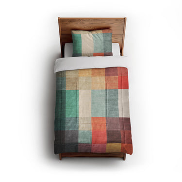 Polyphony Multicolor Earthtone in Twin (68" x 88") Size