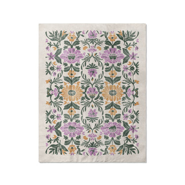 Corriana Green & Purple in Twin (68" x 88") Size