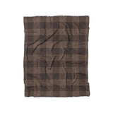 Buffalo Plaid Hickory Brown in Twin (68" x 88") Size