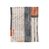Gordian Navy & Orange in Twin (68" x 88") Size