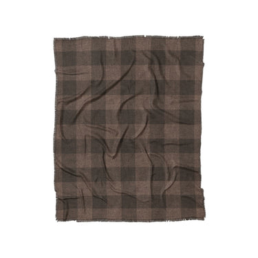 Buffalo Plaid Hickory Brown in Twin (68" x 88") Size