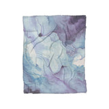 Zephyr Watercolor Blue & Purple in Twin (68" x 88") Size