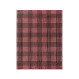 Buffalo Plaid Deep Red in Twin (68" x 88") Size